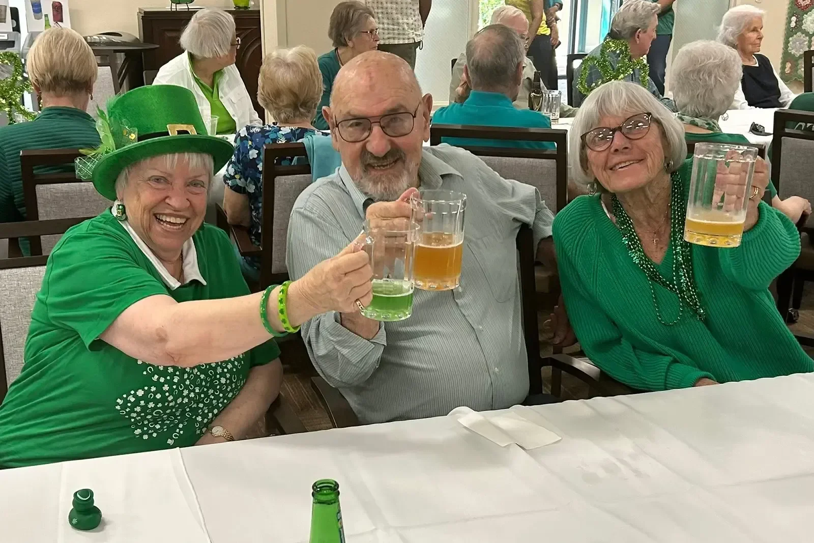 Friends Cheersing Beer