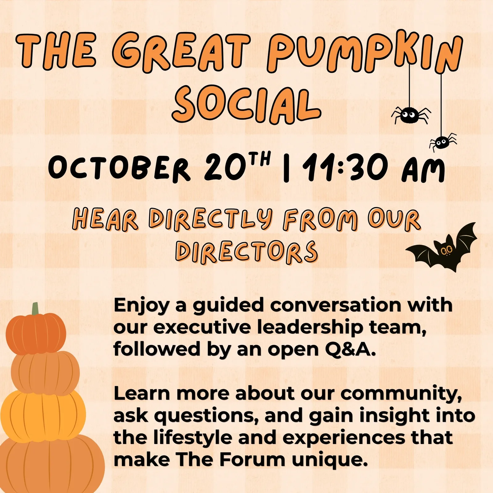 Great Pumpkin Social